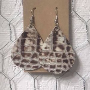 Real Leather Earrings